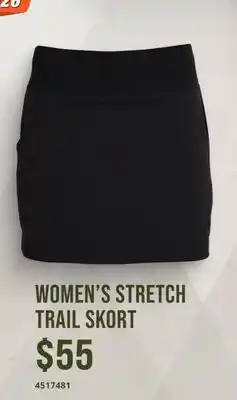 Cabela's WOMEN'S STRETCH TRAIL SKORT offer