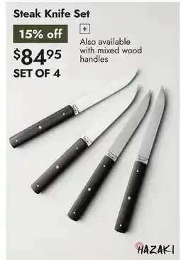 Linen Chest Steak Knife Set offer