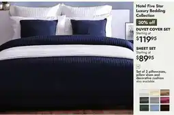Linen Chest Hotel Five Star Luxury Bedding Collection offer