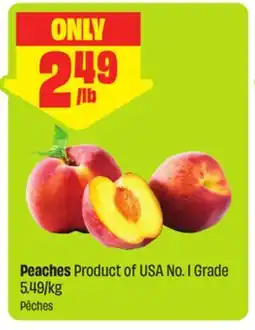 FreshCo Peaches Product of USA No. I Grade 5.49/kg offer