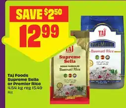 FreshCo Taj Foods Supreme Sella or Premier Rice offer