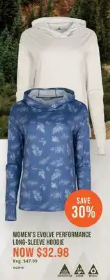 Cabela's ASCEND WOMEN'S EVOLVE PERFORMANCE LONG-SLEEVE HOODIE offer