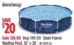 Canadian Tire Bestway Steel-Frame Wading Pool offer