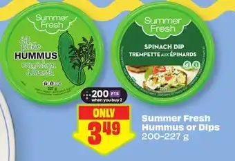 FreshCo Summer Fresh Hummus or Dips offer