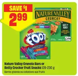 FreshCo Nature Valley Granola Bars or Betty Crocker Fruit Snacks offer