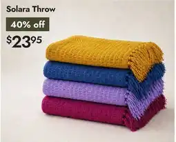 Linen Chest Solara Throw offer