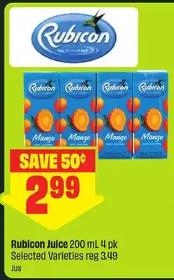 FreshCo Rubicon Juice 200 mL 4 pk Selected Varieties offer