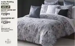 Linen Chest Avalon Bedding Duvet Cover Set offer