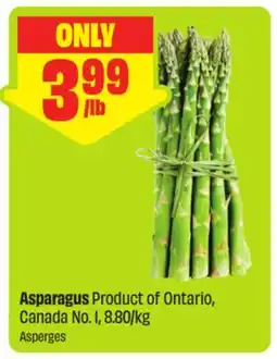 FreshCo Asparagus Product of Ontario, Canada No. I, 8.80/kg offer