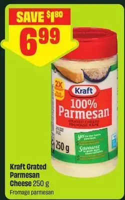 FreshCo Kraft Grated Parmesan Cheese offer