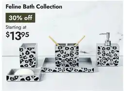 Linen Chest Feline Bath Collection offer