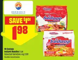 FreshCo Mi Sedaap Instant Noodles 5 pk Selected Varieties - Dragon Boat offer