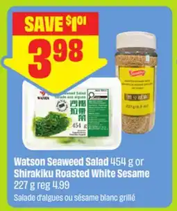 FreshCo Watson Seaweed Salad 454 g or Shirakiku Roasted White Sesame 227 g - Dragon Boat offer