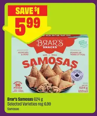 FreshCo Brar's Samosas 624 g Selected Varieties offer