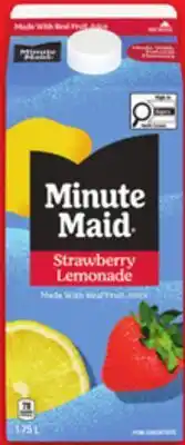 Metro MINUTE MAID OR FRUITOPIA DRINKS OR PEACE TEA ICED TEA offer