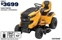 RONA CUB CADET Lawn tractor offer