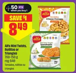 FreshCo Alfa Mini Twists, Rollitos or Triangles offer