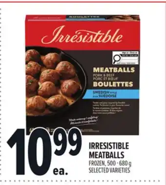 Metro IRRESISTIBLE MEATBALLS offer
