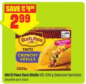 FreshCo Old El Paso Taco Shells 125-334 g Selected Varieties offer