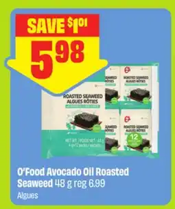 FreshCo O'Food Avocado Oil Roasted Seaweed 48 g - Dragon Boat offer