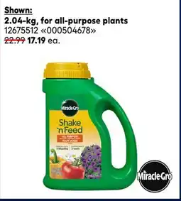 RONA Miracle-Gro 2.04-kg, for all-purpose plants offer
