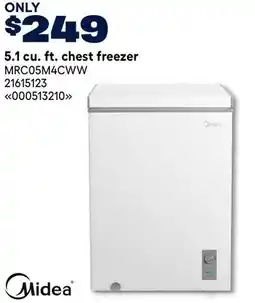 RONA 5.1 cu. ft. chest freezer offer