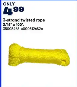 RONA 3-strand twisted rope 3/16 x 100' offer