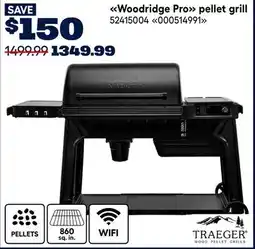 RONA Traeger Woodridge Pro pellet grill offer