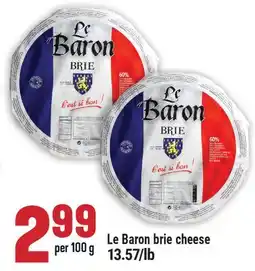 Marché Adonis Le Baron brie cheese offer