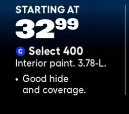 RONA Select 400 Interior paint offer