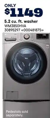 RONA LG 5.2 cu. ft. washer offer