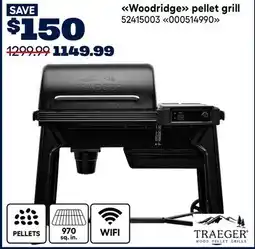 RONA Traeger Woodridge pellet grill offer