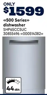 RONA Bosch 500 Series dishwasher offer
