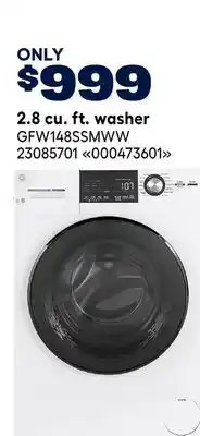 RONA GE APPLIANCES 2.8 cu. ft. washer offer