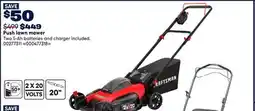 RONA CRAFTSMAN Push lawn mower offer