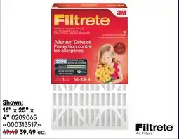 RONA Filtrete red MPR1000 Furnace Filters offer