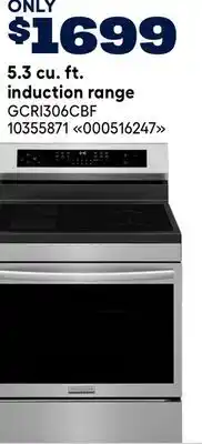 RONA Frigidaire Gallery 5.3 cu. ft. induction range offer