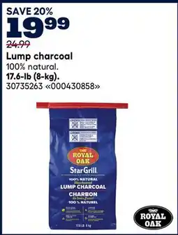 RONA Royal Oak 17.6-lb (8-kg) Lump charcoal offer