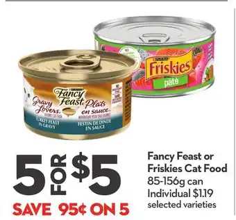 Longo's Fancy Feast or Friskies Cat Food offer