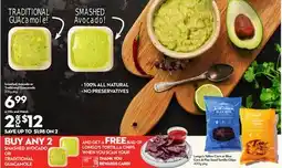 Longo's Smashed Avocado or Traditional Guacamole 225g pkg offer