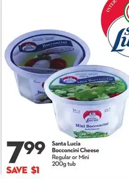 Longo's Santa Lucia Bocconcini Cheese offer