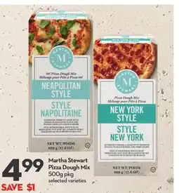 Longo's Martha Stewart Pizza Dough Mix offer