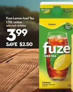 Longo's Fuze Lemon Iced Tea offer