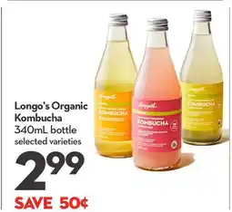 Longo's Longo's Organic Kombucha offer