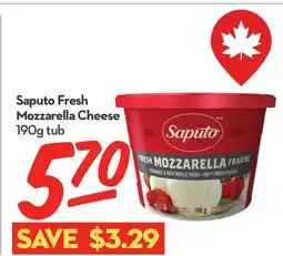 Longo's Saputo Fresh Mozzarella Cheese offer