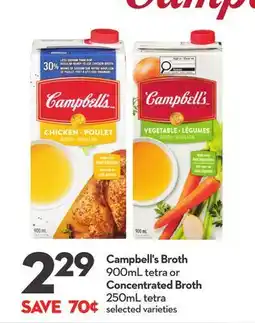 Longo's Broth 900mL tetra or Concentrated Broth 250mL tetra offer