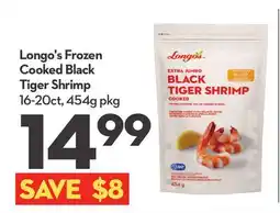 Longo's Longo's Frozen Cooked Black Tiger Shrimp offer
