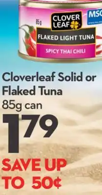 Longo's Cloverleaf Solid or Flaked Tuna offer
