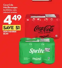 Longo's Coca-Cola Mini Beverages offer