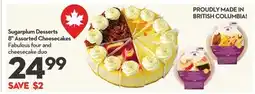 Longo's Sugarplum Desserts 8 Assorted Cheesecakes offer